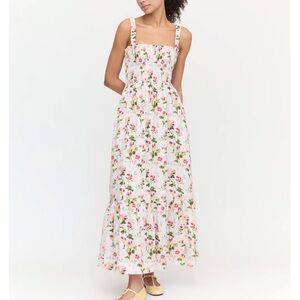 Hill House Pink Floral Maxi Nap Dress